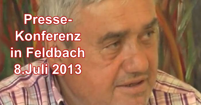 Pressekonferenz in Feldbach